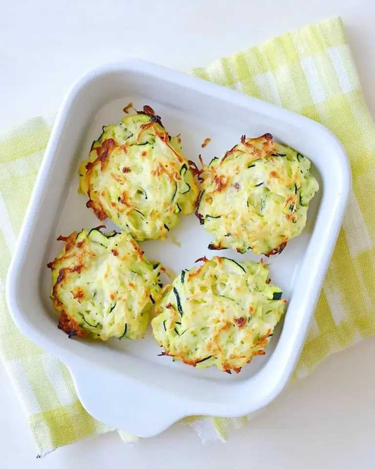 Easy Baked Zucchini Fritters