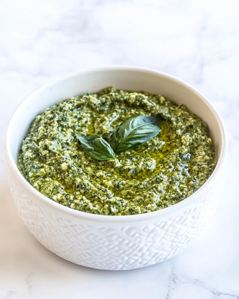 Easy Basil Pesto