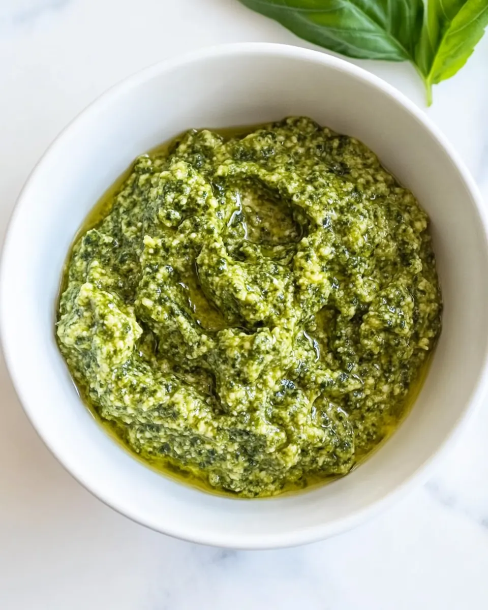 Easy Basil Pesto