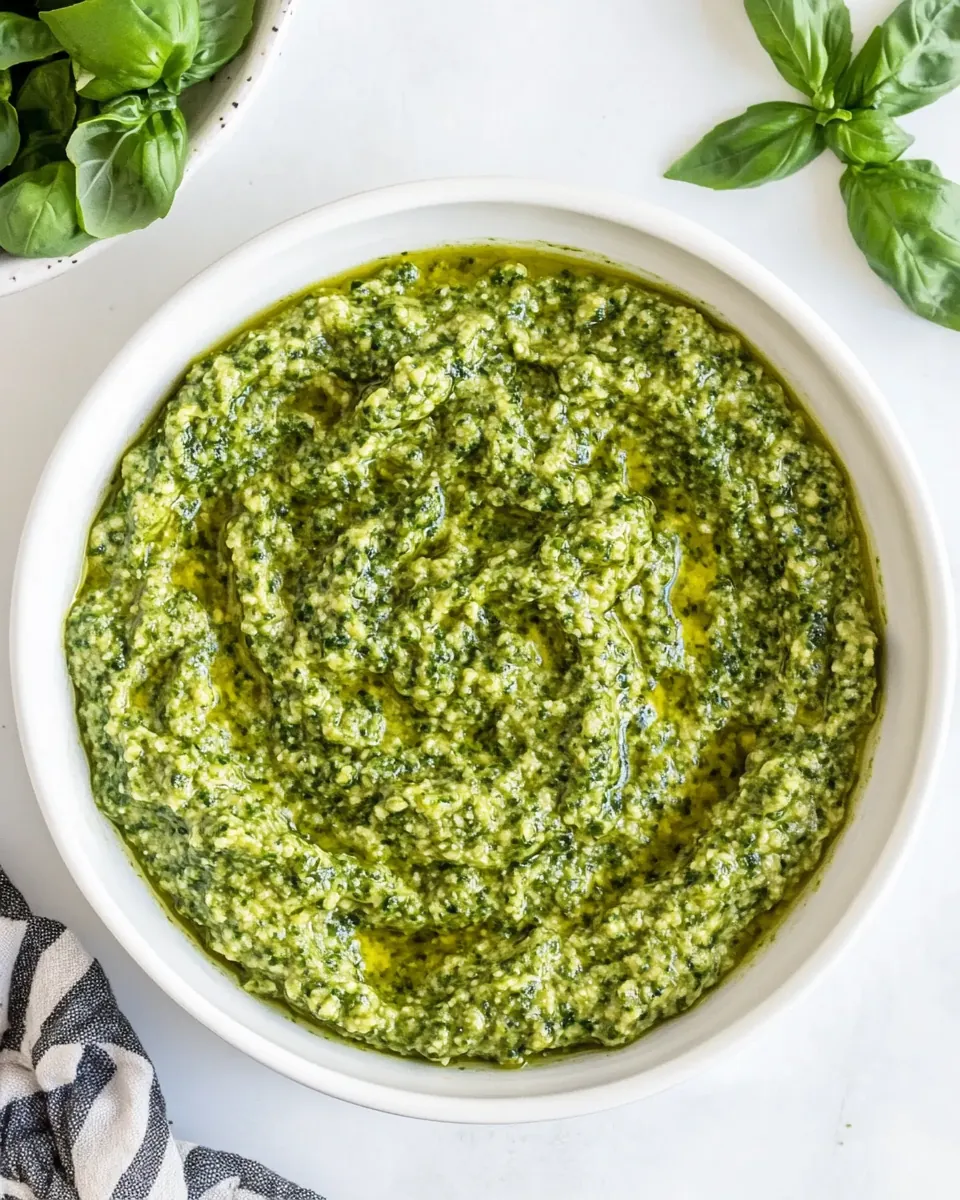 Easy Basil Pesto