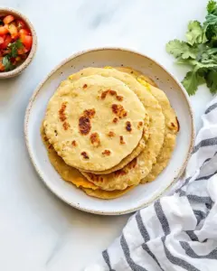 Easy Bean and Cheese Pupusas