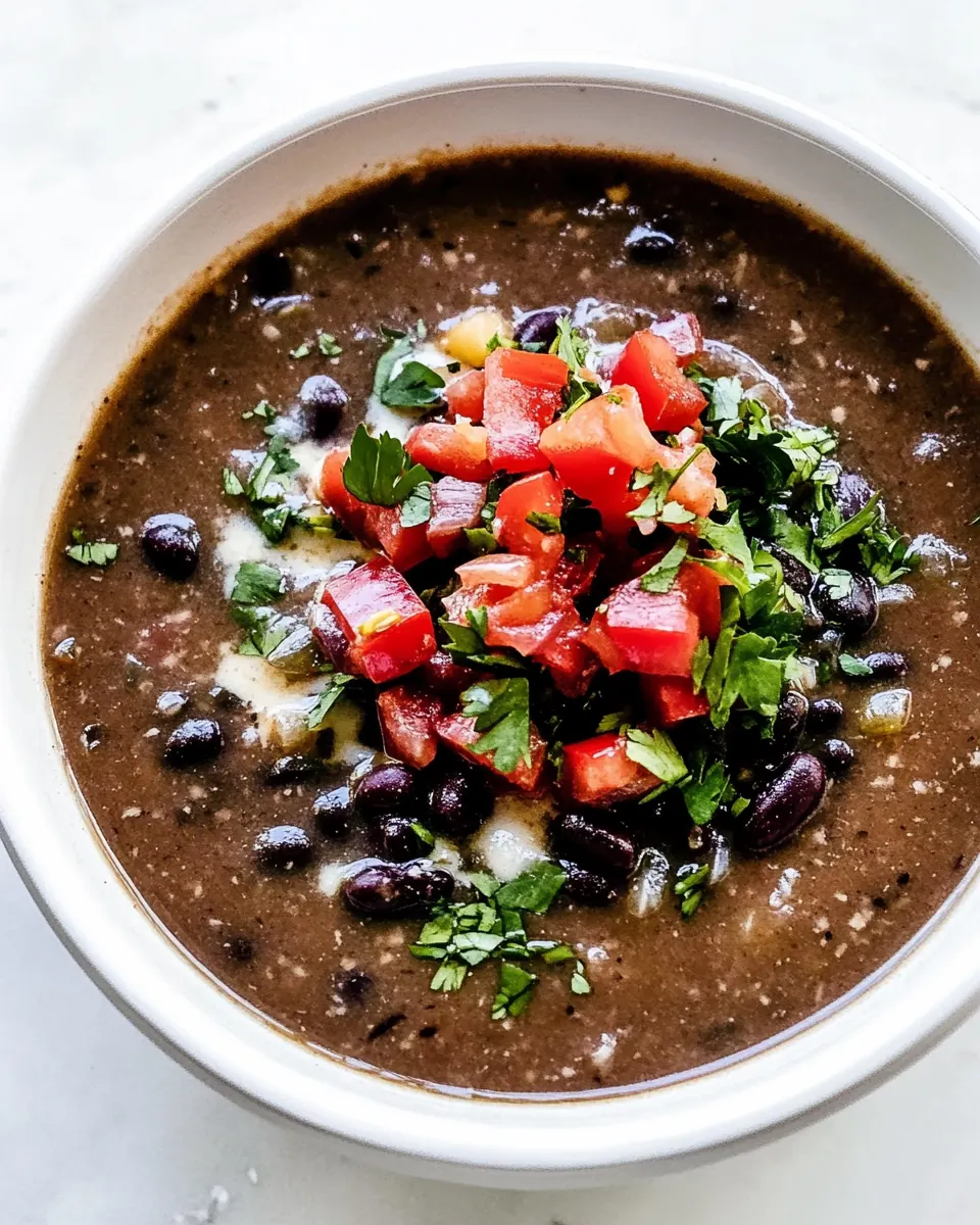 Easy Black Bean Soup