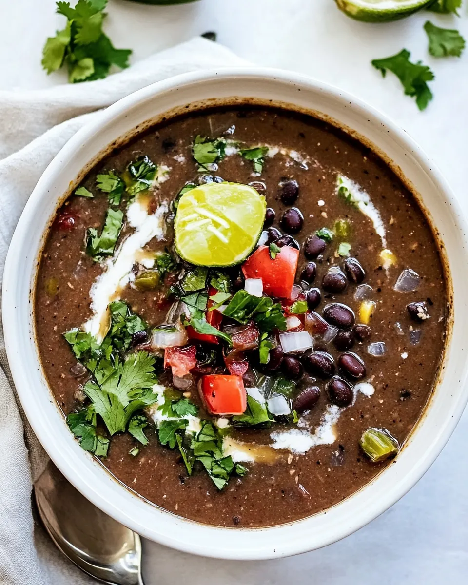 Easy Black Bean Soup