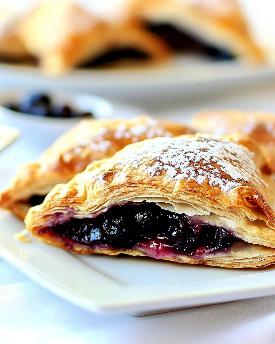 Easy Blueberry Turnovers