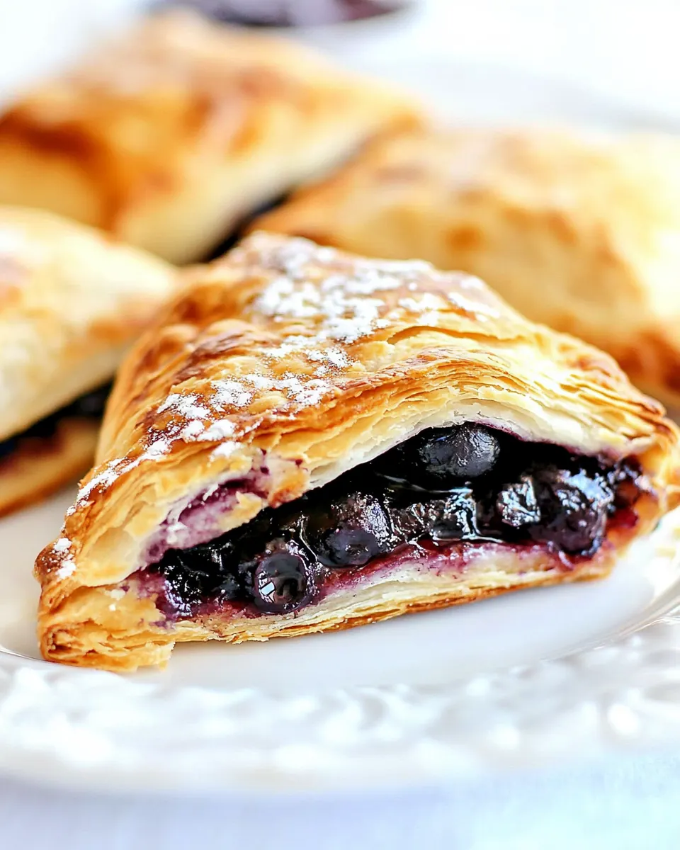 Easy Blueberry Turnovers