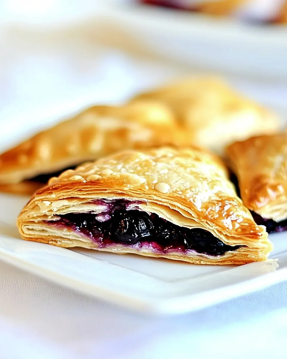 Easy Blueberry Turnovers