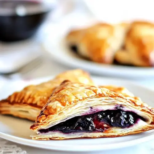 Easy Blueberry Turnovers