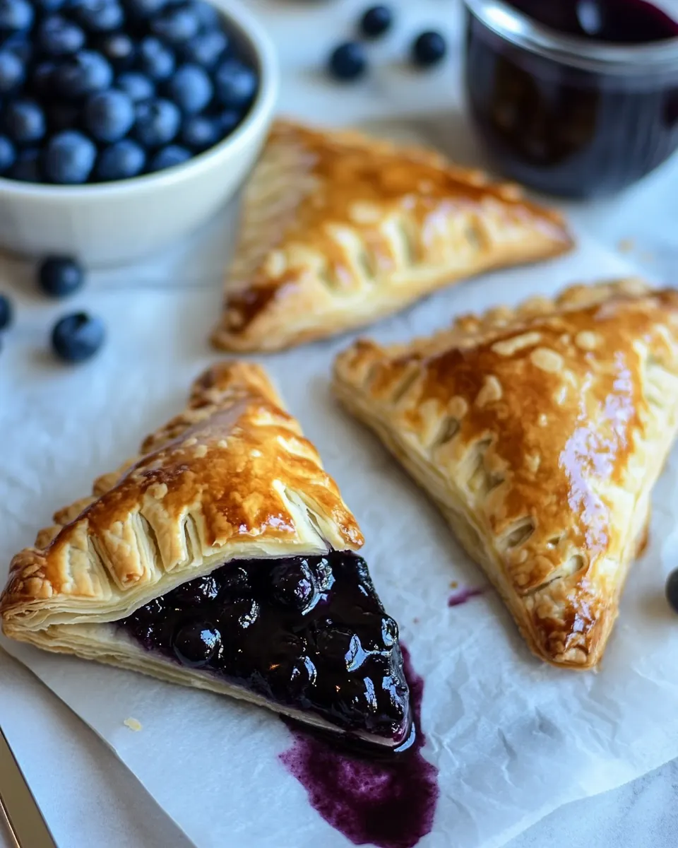 Easy Blueberry Turnovers