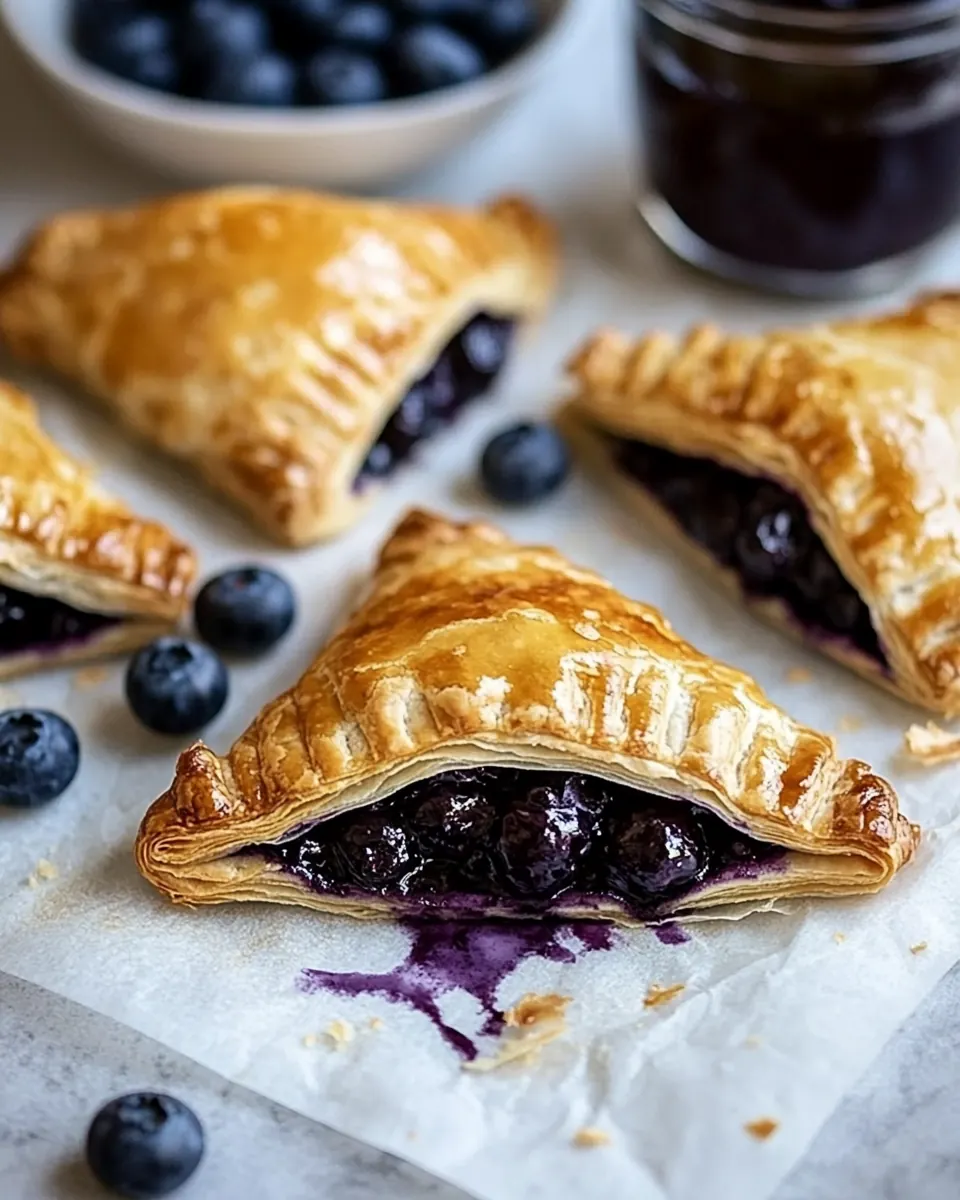 Easy Blueberry Turnovers