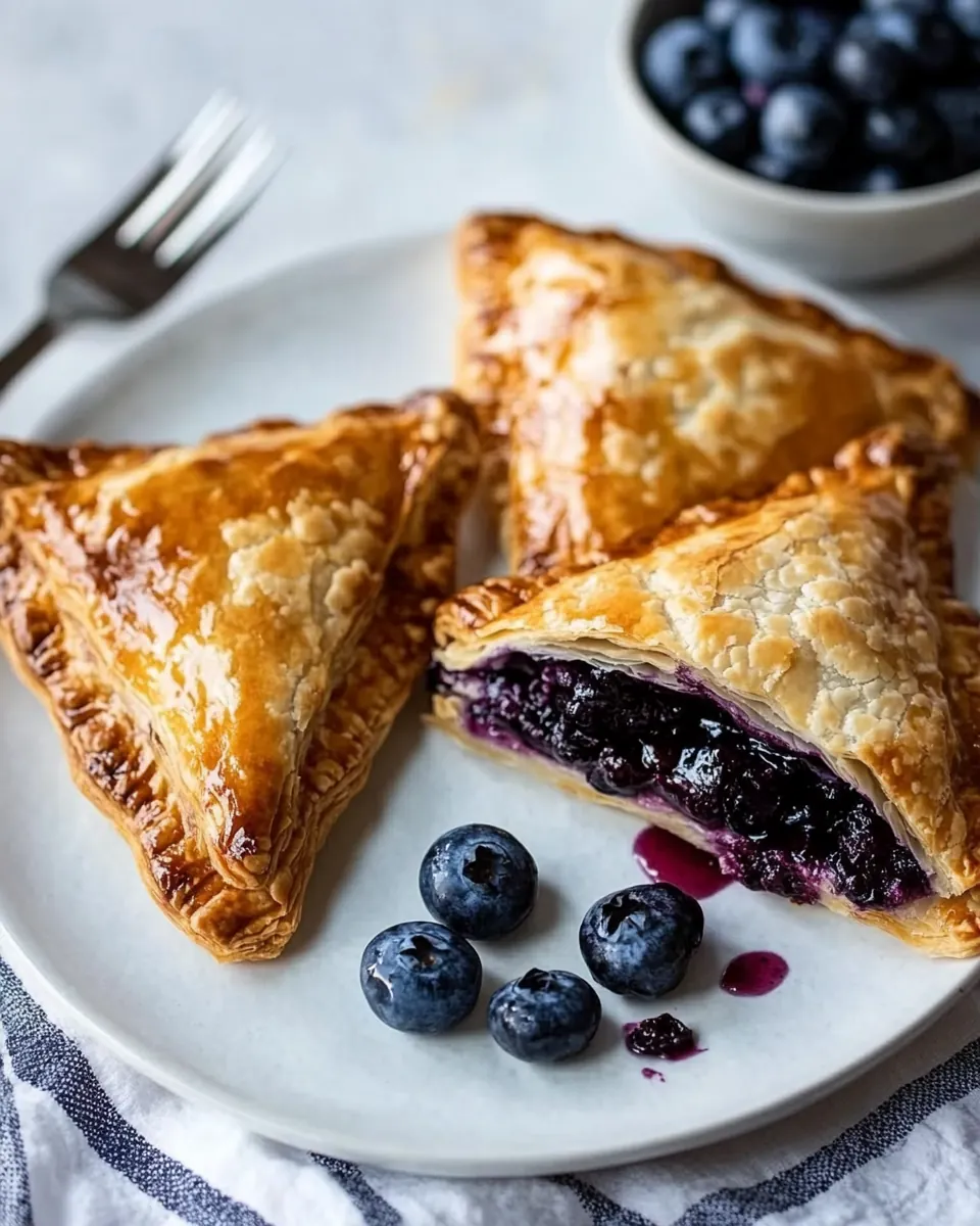 Easy Blueberry Turnovers