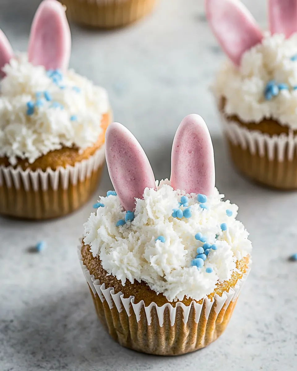 Easy Bunny Cupcakes