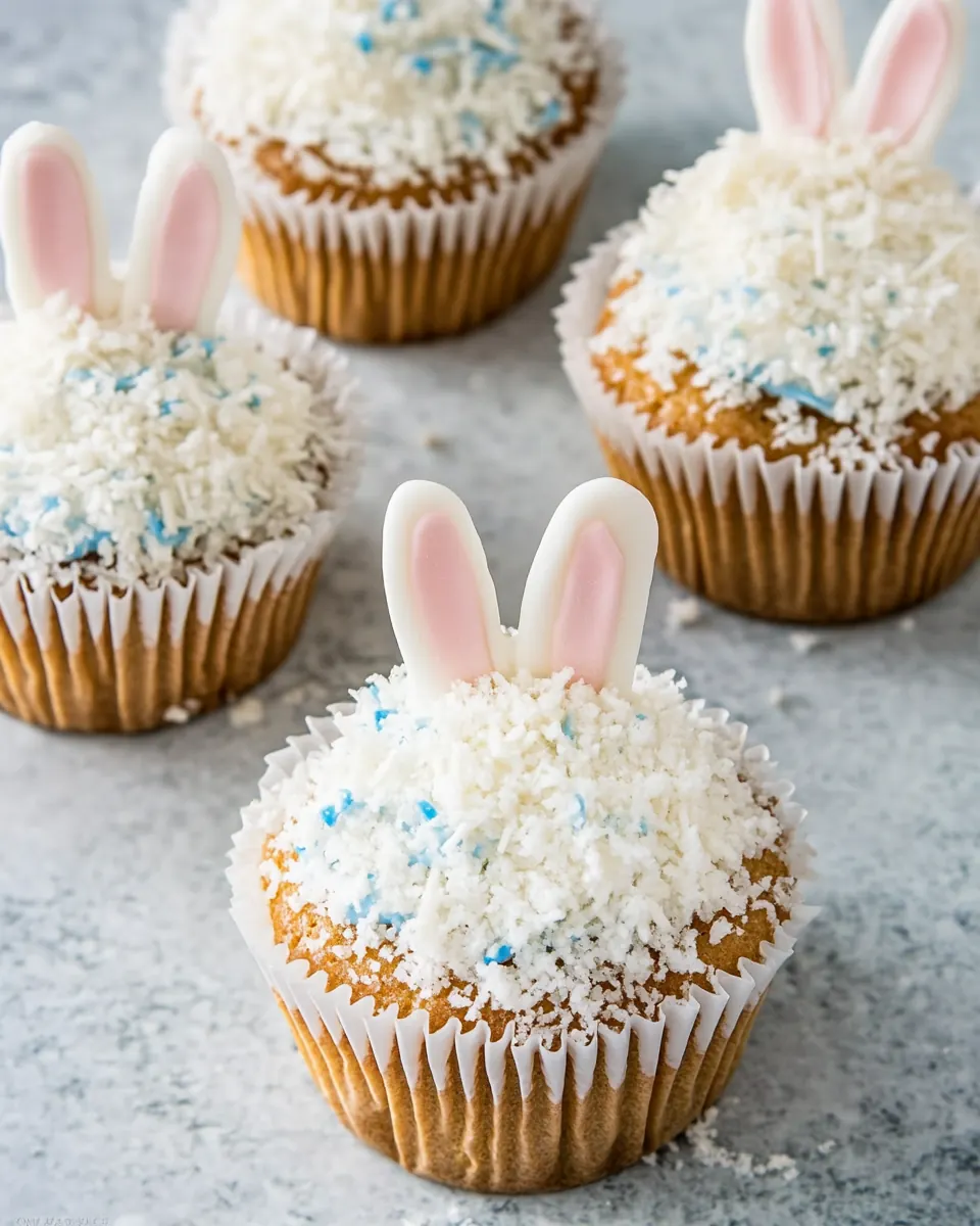 Easy Bunny Cupcakes