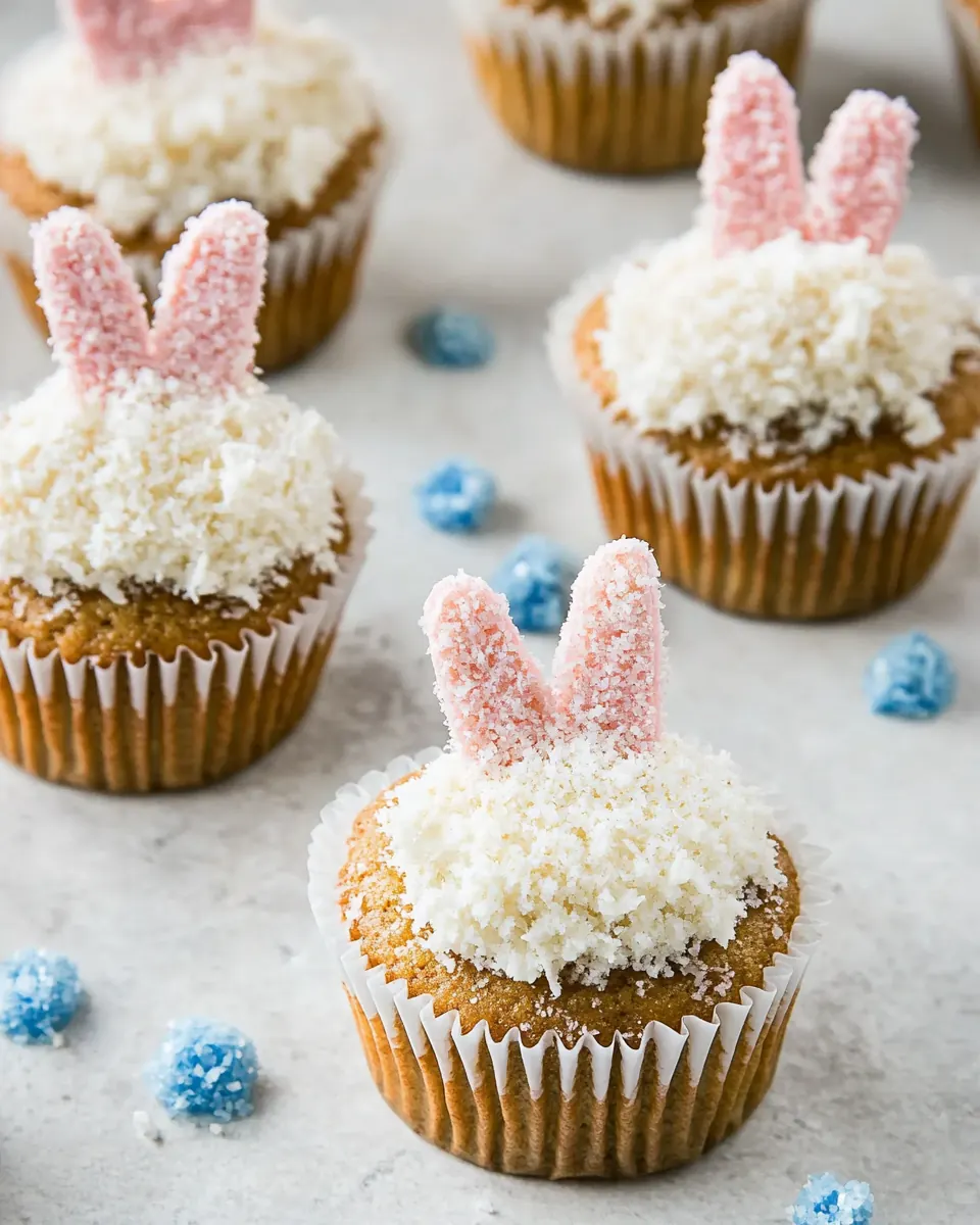 Easy Bunny Cupcakes