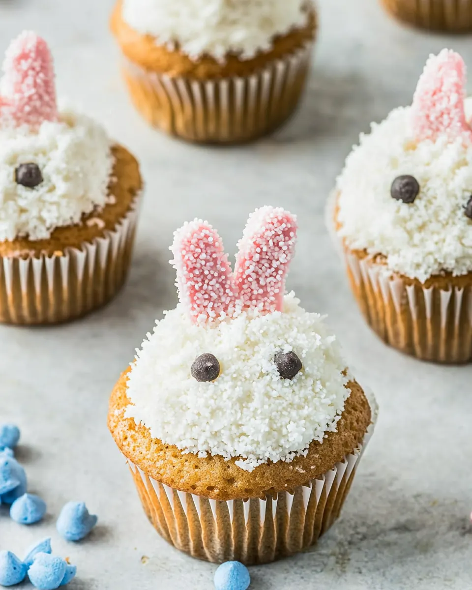 Easy Bunny Cupcakes