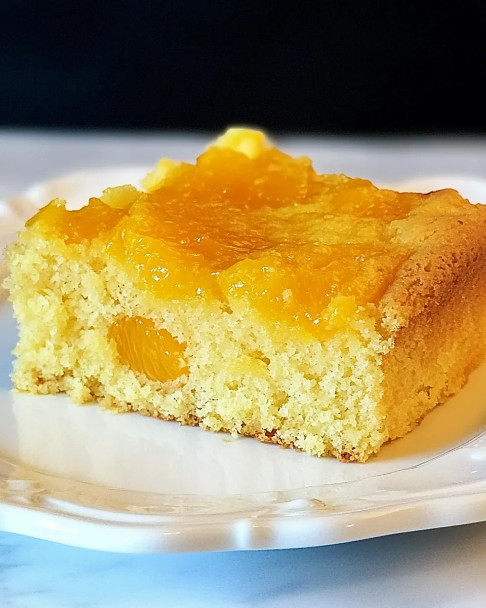 Easy Canned Mandarin Orange Cake