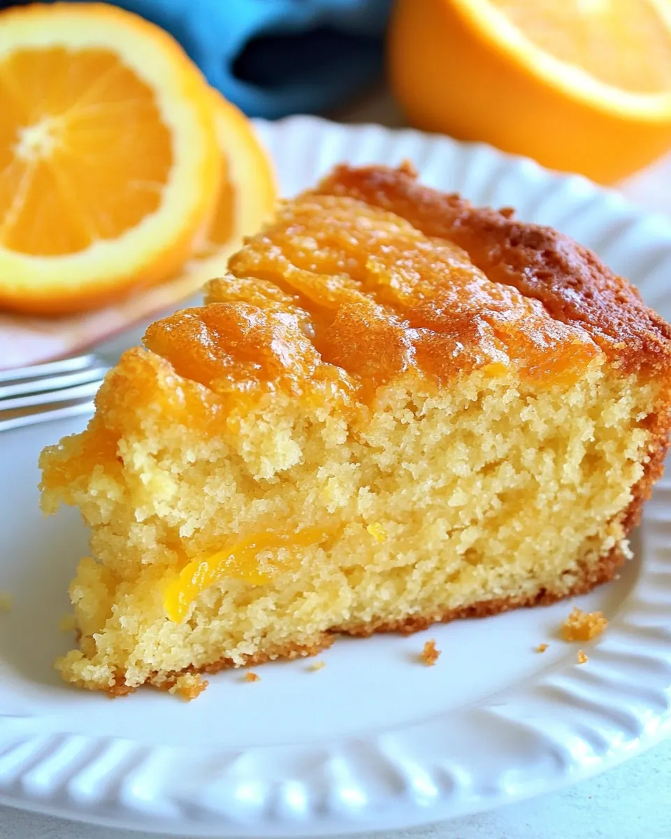 Easy Canned Mandarin Orange Cake