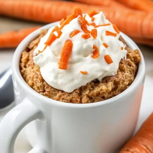 Easy Carrot Cake Mug Cake