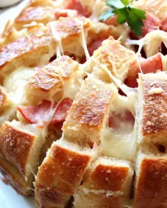 Easy Cheesy Reuben Pull Apart Bread