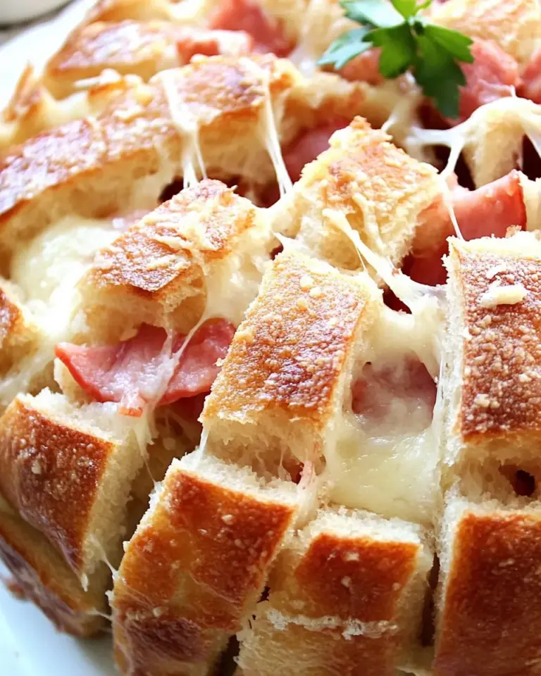Easy Cheesy Reuben Pull Apart Bread