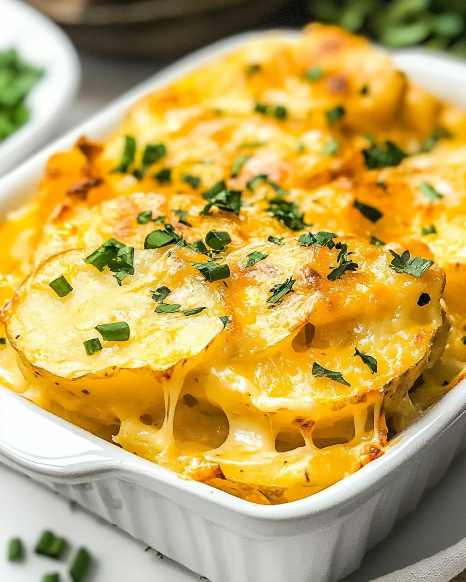 Easy Cheesy Scalloped Potatoes