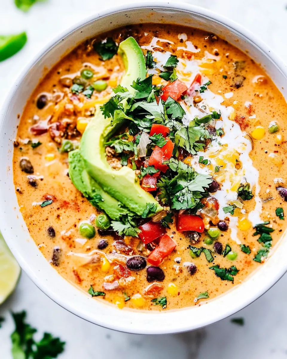 Easy Cheesy Taco Soup