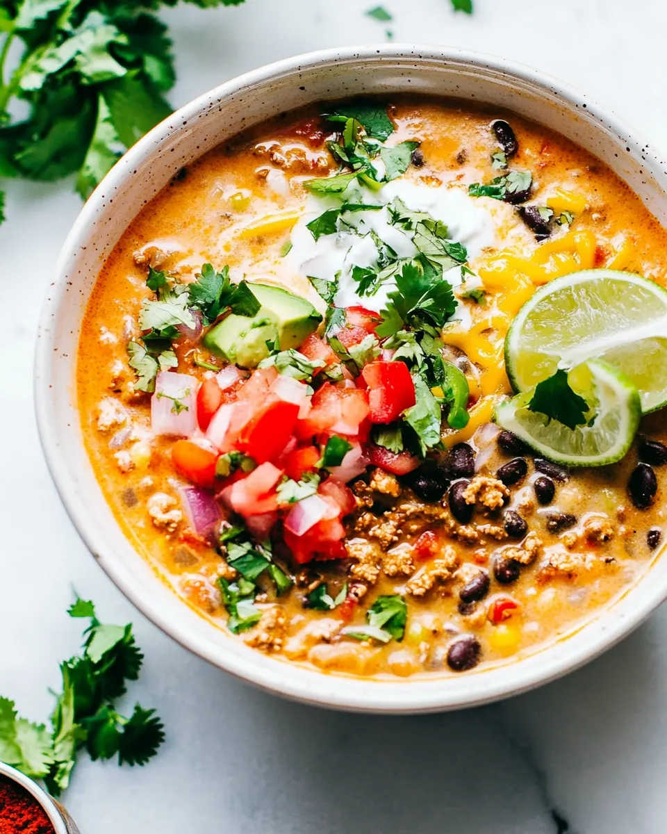 Easy Cheesy Taco Soup
