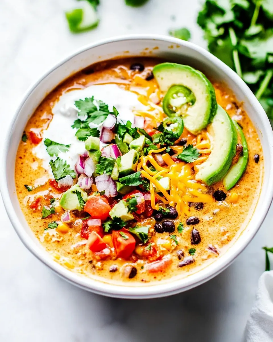 Easy Cheesy Taco Soup