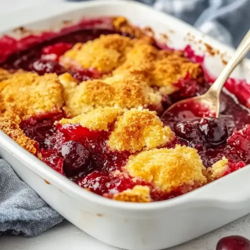 Easy Cherry Cobbler