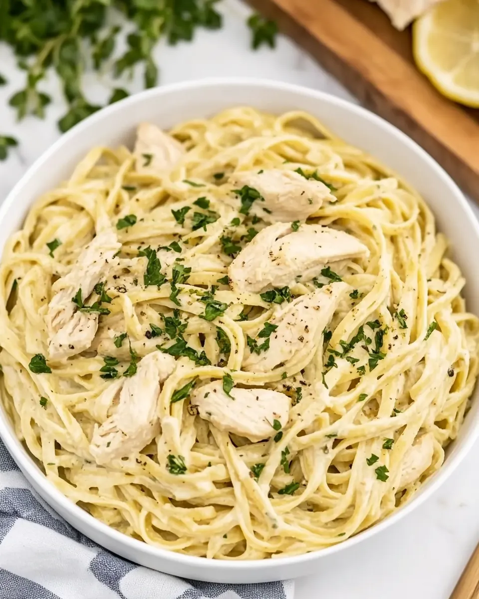 Easy Chicken Alfredo Recipe