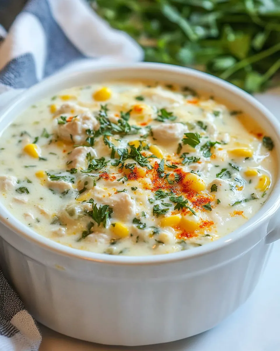 Easy Chicken Corn Chowder