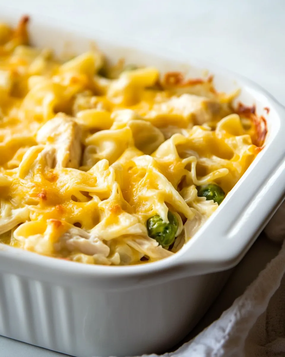Easy Chicken Noodle Casserole