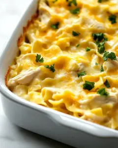 Easy Chicken Noodle Casserole