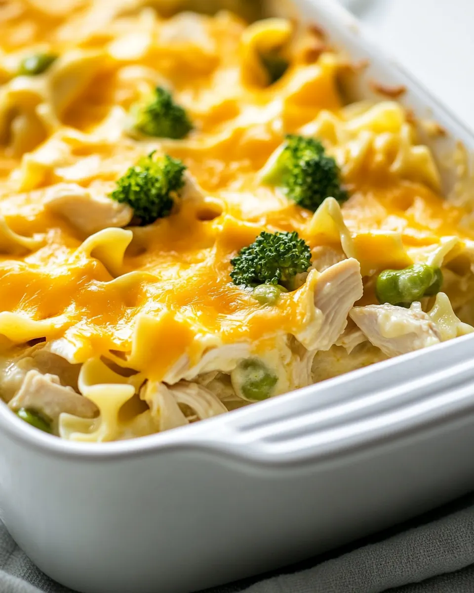 Easy Chicken Noodle Casserole