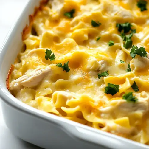 Easy Chicken Noodle Casserole