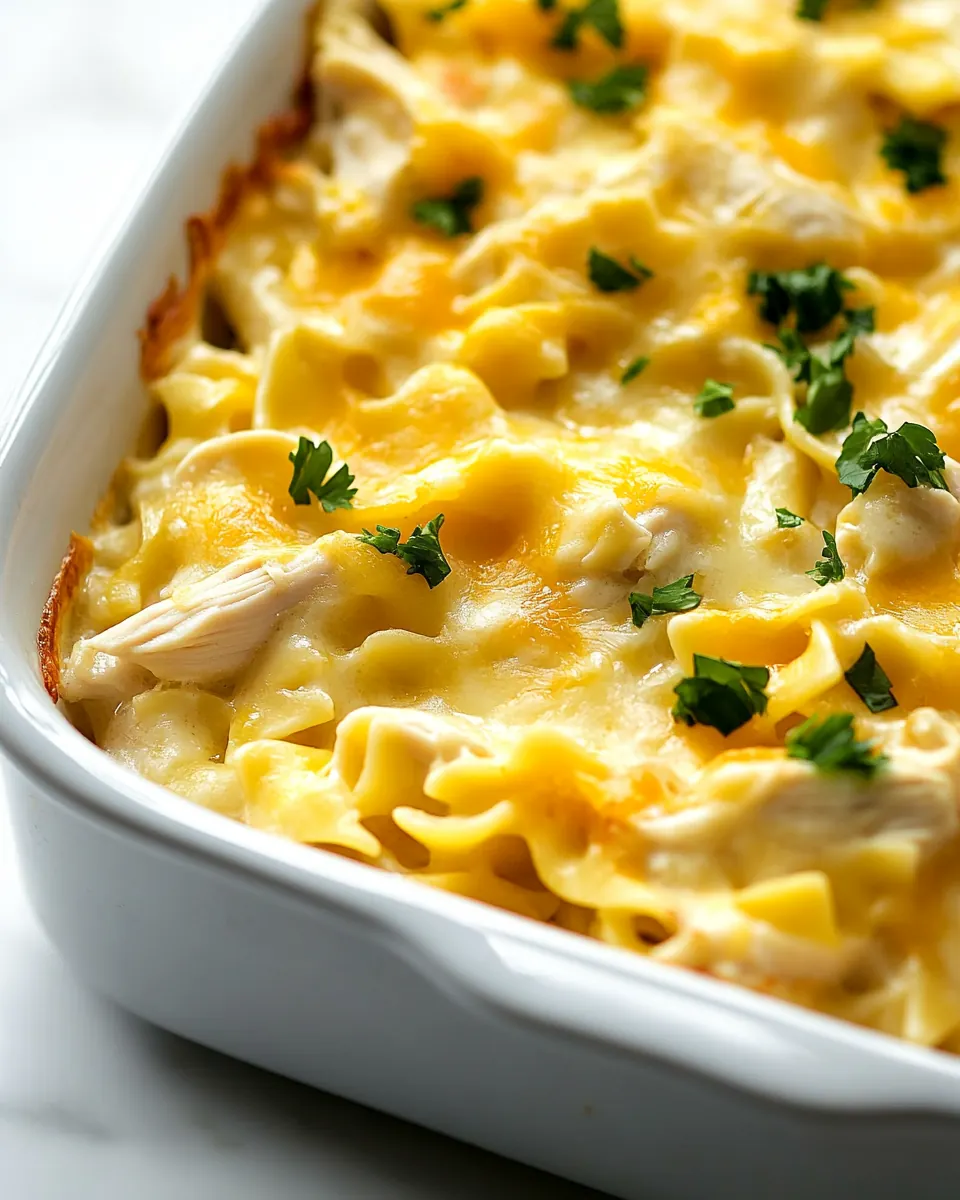 Easy Chicken Noodle Casserole