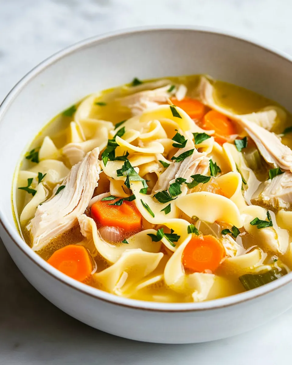Easy Chicken Noodle Soup