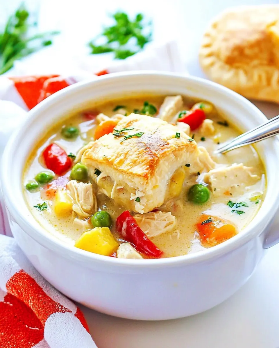 Easy Chicken Pot Pie Soup