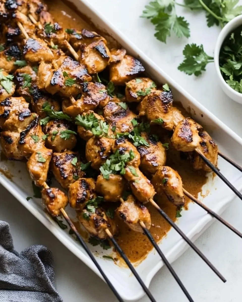 Easy Chicken Satay Recipe