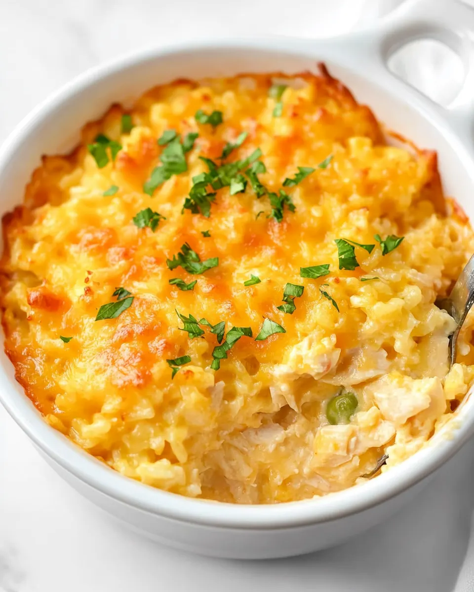 Easy Chicken and Rice Casserole