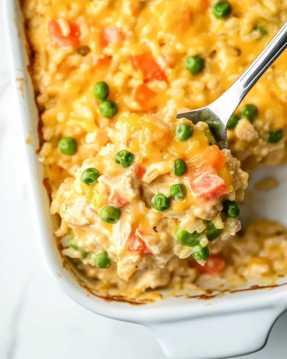 Easy Chicken and Rice Casserole
