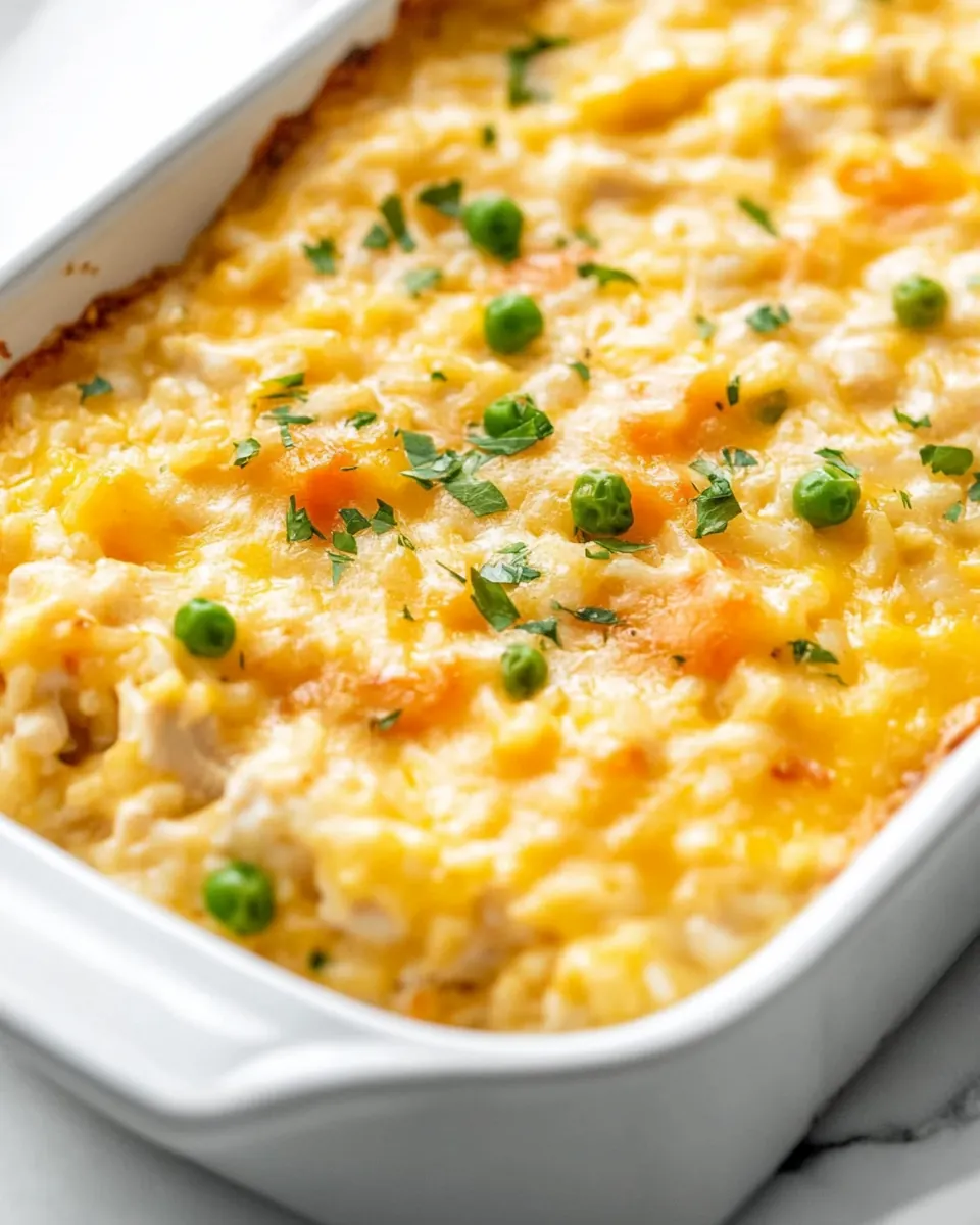 Easy Chicken and Rice Casserole