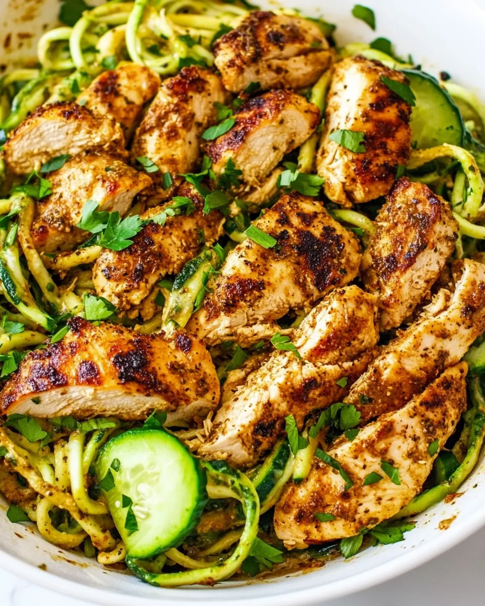 Easy Chicken and Zoodles