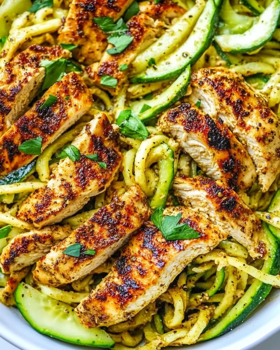 Easy Chicken and Zoodles