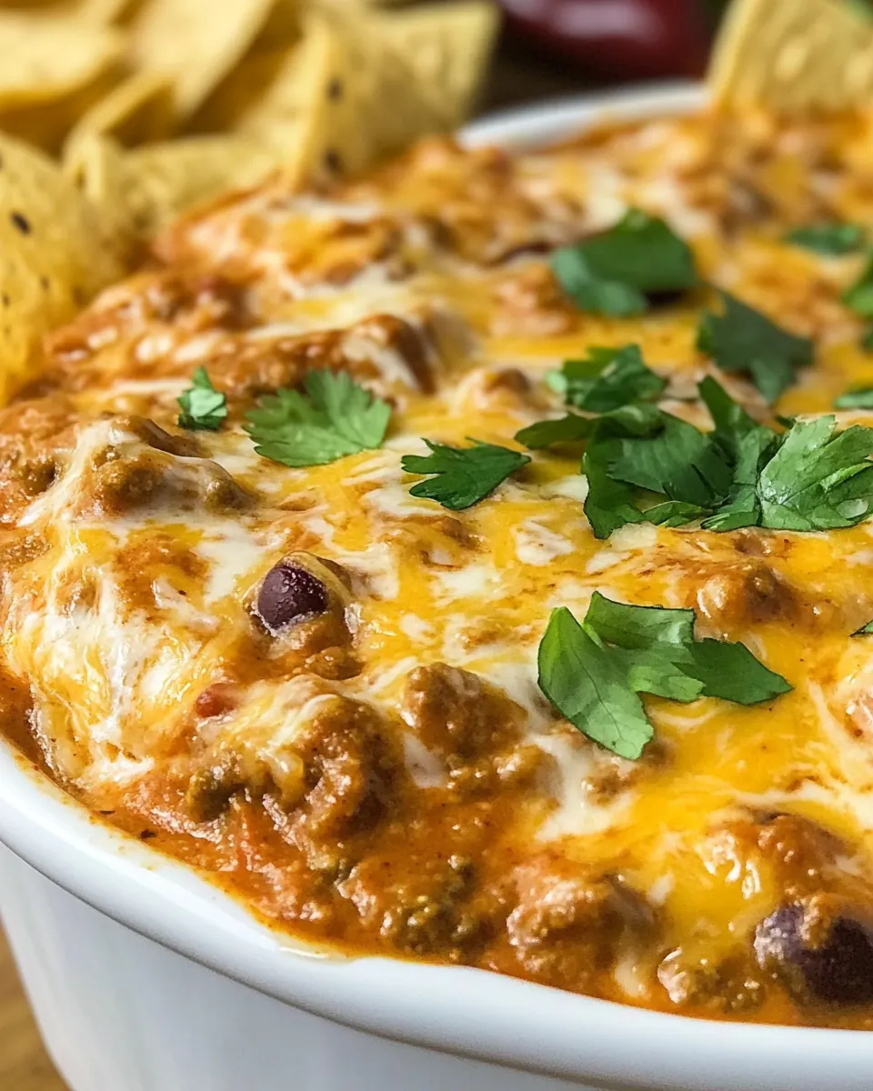 Easy Chili Cheese Dip