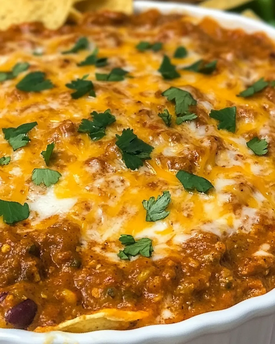 Easy Chili Cheese Dip
