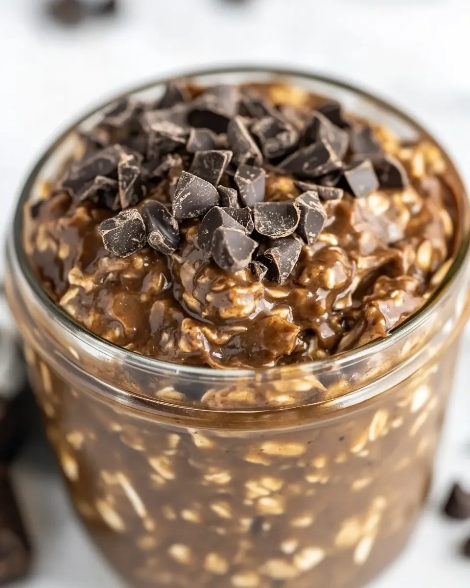 Easy Chocolate Overnight Oats