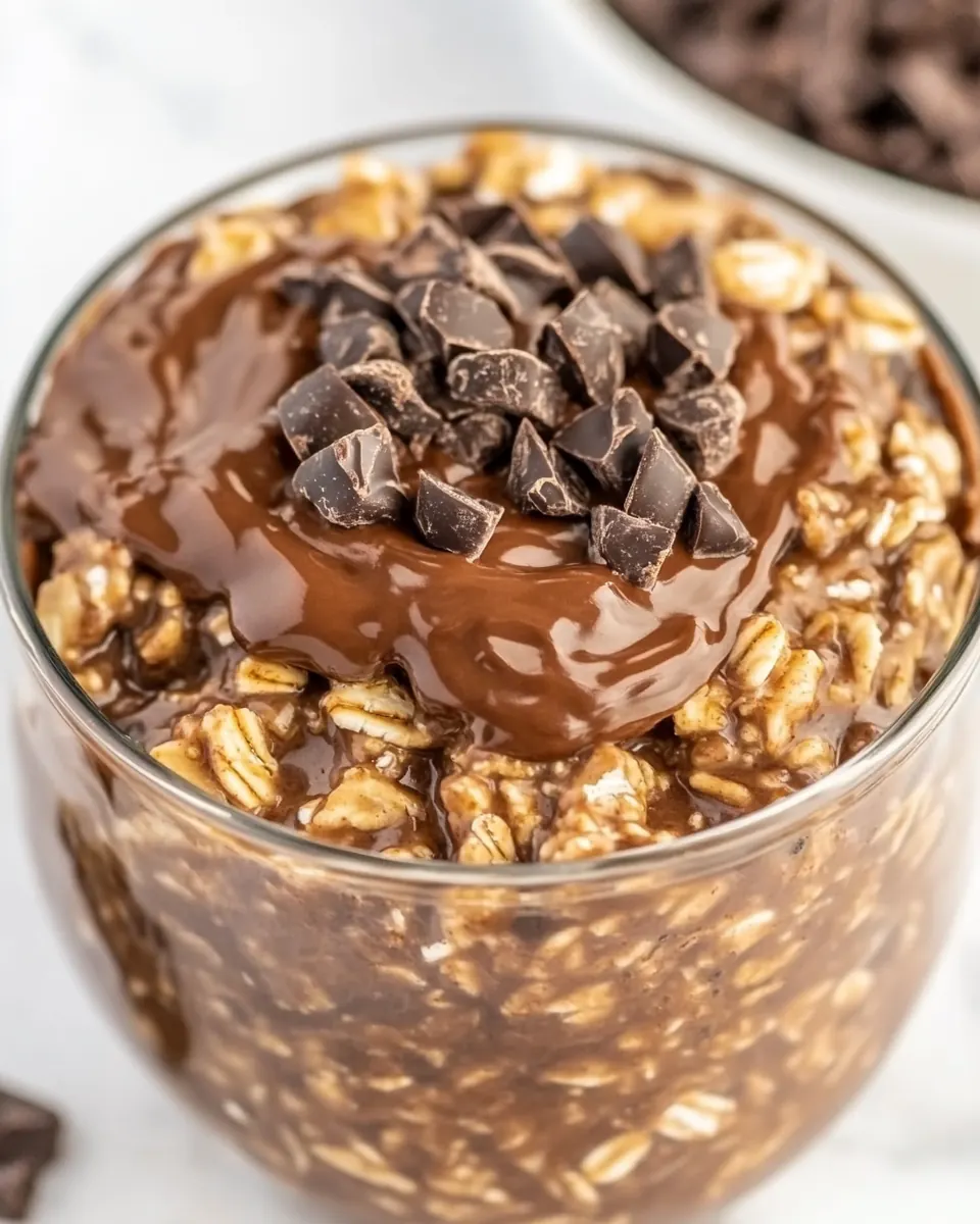 Easy Chocolate Overnight Oats