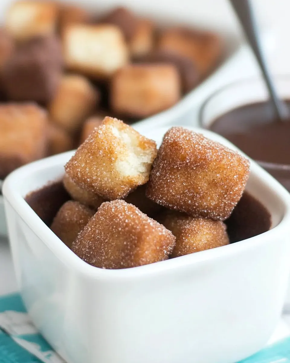 Easy Cinnamon Sugar Soft Pretzel Bites