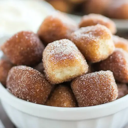 Easy Cinnamon Sugar Soft Pretzel Bites