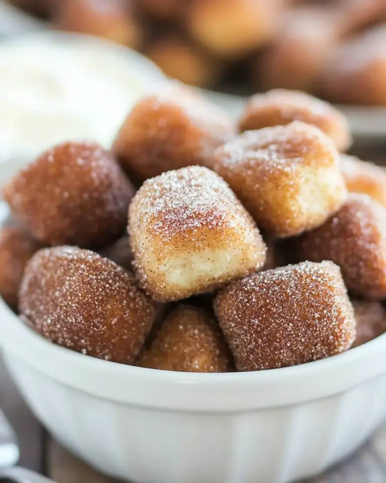 Easy Cinnamon Sugar Soft Pretzel Bites